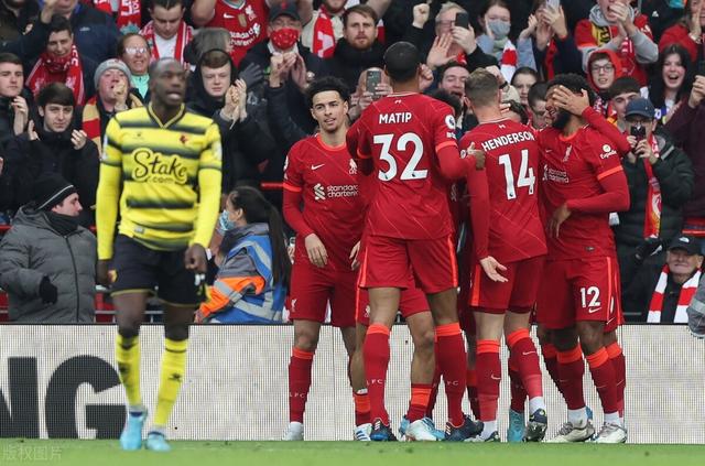 利物浦客场击败沃特福德，英超领先优势不容动摇