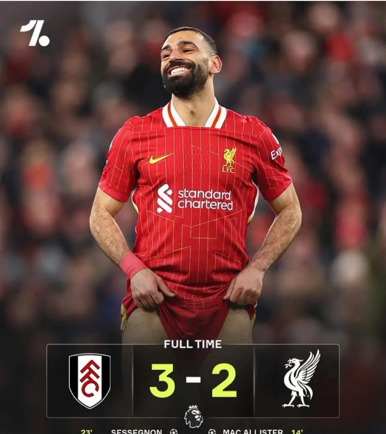 利物浦击败富勒姆,豪取9分领先 利物浦击败富勒姆,豪取9分领先