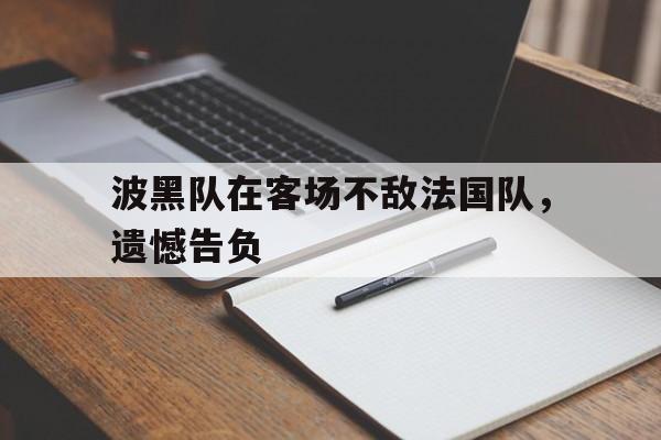 关于波黑队在客场不敌法国队,遗憾告负的信息 关于波黑队在客场不敌法国队,遗憾告负的信息
